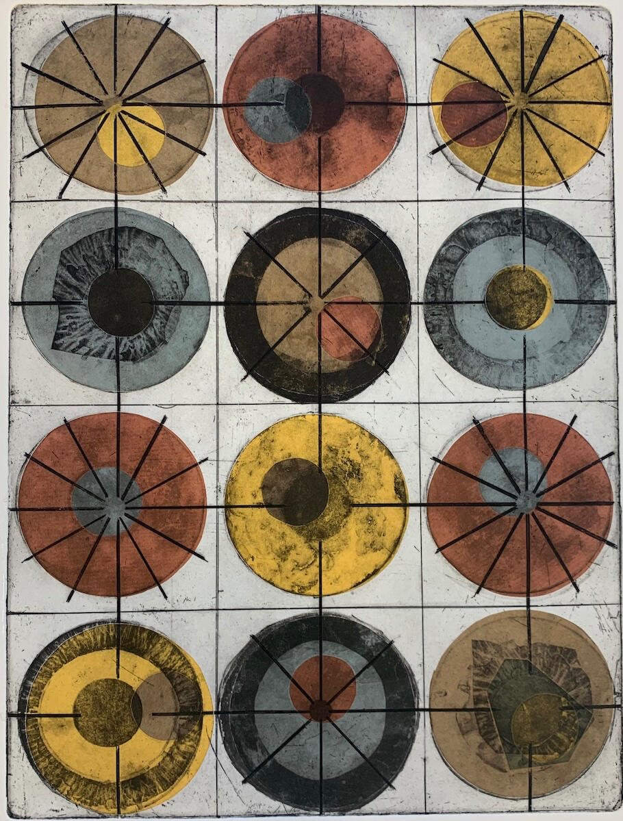 Etching and Chine Colle Etching and Chine Colle